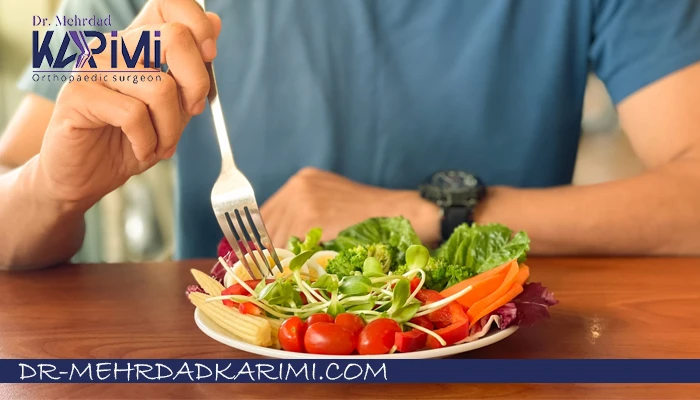 تغذیه مناسب بعد از تعویض مفصل زانو
