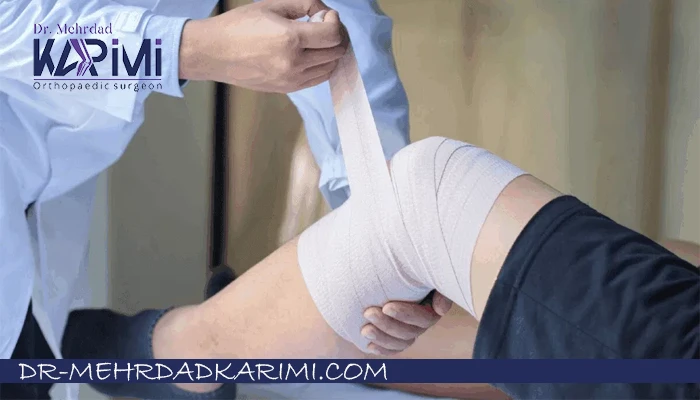 مراقبت از بخیه و محل جراحی رباط صلیبی